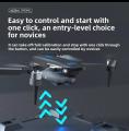 E88 Max Mini Drone 4K HD Dual Camera Brushless Motor Foldable RC Quadcopter, 2 Batteries, Intelligent Follow UAV, Optical Flow Hover, Professional FPV, Headless Mode, Best e88 mac mini drone for Adults & Kids Beginners, Carrying Case Gift Black. 