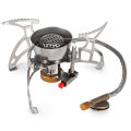 Foldable Camping Gas Stove Windproof Piezo Ignition Backpacking Stove Outdoor Portable Cooking Stove. 