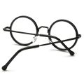 Retro Round Frame Glasses High Definition Clear Lens Women Men Unisex Flat Mirrors Eye Protection Eyeglasses Computer Goggles. 