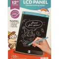 12 INCH LCD Panel Colourful Writing Tablet.