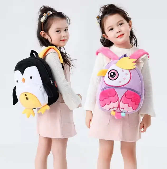 10x11%20Inches%20Toddler%20Plush%20Penguins%20Backpack%20Cute%20Baby%20Backpacks%20for%20Boy%20Girl%20Mini%20Backpack%20Preschool%20Baby%20Schoolbag%20-%20Image%206