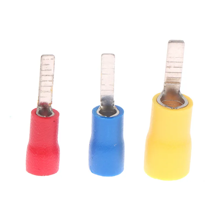 20Pcs%20DBV1.25-10%20DBV2-14%20DBV5.5-10%20Chip-shaped%20Cold-pressed%20Terminal%20Plug-in%20Insulated%20Blade%20Cable%20Lug%20Sleeve%20Pin%20Terminals%20Connector%20Hudduo%20-%20Image%205