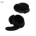 3 pair Silicone Replacement Ear Buds Tips - Black for Huawei Honor xSport AM61 Headset Noise Isolation Headphones Sport Small. 