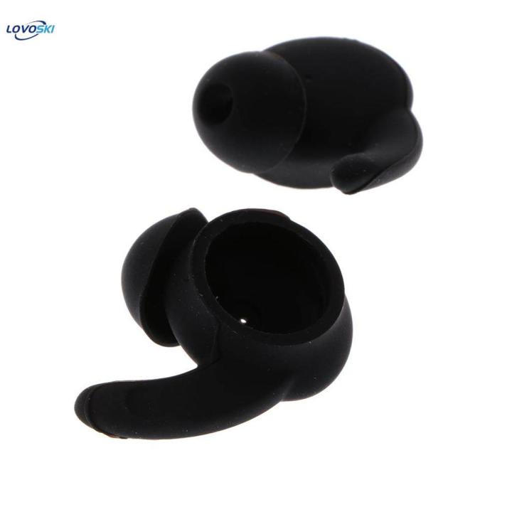 3 pair Silicone Replacement Ear Buds Tips - Black for Huawei Honor xSport AM61 Headset Noise Isolation Headphones Sport Small