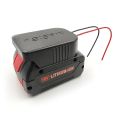 Oein Battery Adapters For Makita Bosch 18V Power Connector Adapter Dock Holder With 14 Awg Wires Connectors Power Black. 