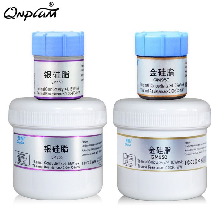 QNPLUM-Thermal%20conductive%20grease%20paste%20Cpu%20heat%20dissipation%20silicone%20grease%20silica%20%204.15%20/%204.85%20thermal%20conductivity%20(W/M-K)-Gold%2025g%20-%20Image%203