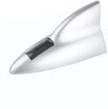 Solar Smart Shark Fin Antenna Car Roof Warning Light - Black,White,Silver & Red. 