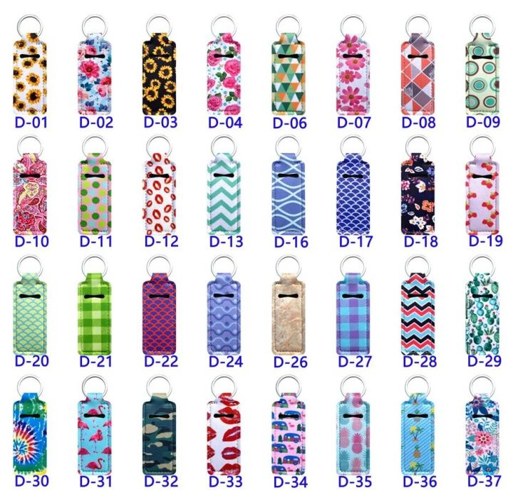 1pieces Chapstick Holder for Lipstick Keychain Lip Balm Holder