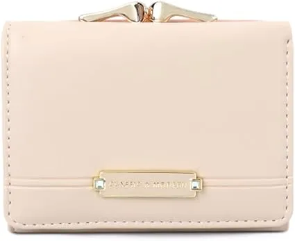 Women%20Wallet%20Trifold%20Fashion%20Purse%20Card%20Holder%20Organizer%20Ladies%20Small%20Wallet%20with%207%20Card%20Slots%20Change%20Pouch%20Apricot%20-%20Image%204