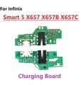 Charger USB Charging Port Dock Connector Board Flex Cable For Infinix Smart 5 X657 X657B X657C (WIth IC Support fast Charge) Replacement Repair Parts. 