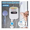 Electric Thankless Instant Hot Water Heater 3 Seconds Instant Heating 3500W Bathroom Faucet Tap Heating US Plug 110V.