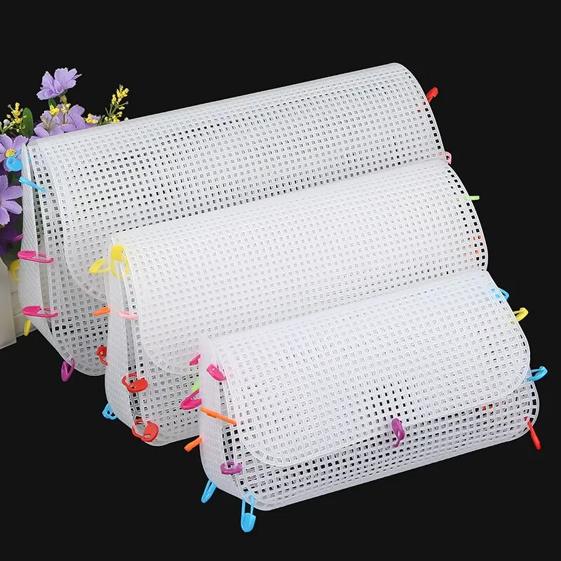 Creative DIY Purse Plastic Frame Bag Making Transprant Grid