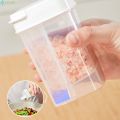 Measured Seasoning Jar with Double Lid Multipurpose Clear Spice Storage Box Sealed Condiment Bottle Reusable Spice Dispenser Spice Container Tools Kitchen Seasoning Bottle. 