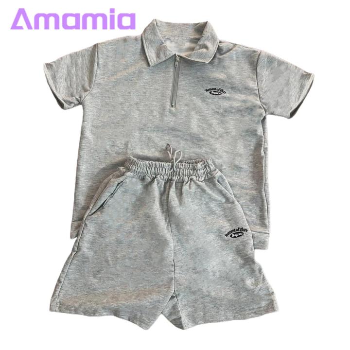 Women Summer Tracksuit 2-piece Women's Summer Tracksuit Set with Short Sleeve Top Elastic Waist Sweatpants Stylish Comfortable Outfit for Pure Color Sweatshirt Pants Set