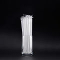 100pcs Individually Wrapped Jumbo Straw Plastic Drinking Straws Smoothies Milkshake Cocktail Disposable Straw. 