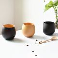 300ml Wooden Big Belly Handmade Natural Spruce Wood Cups Tea Coffee Milk Water Cup Kitchen Bar Drinkware. 
