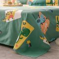 Customized LOGO Photo Cartoon Anime Flat Sheets Soft Personalized Luxury Bed Sheet Twin FULL Queen Size Kids Gift Bed Cover.