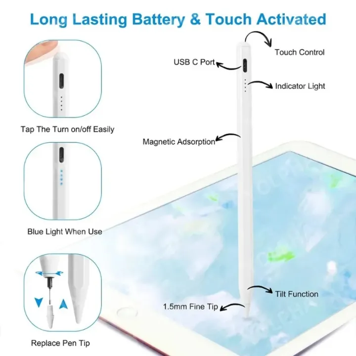 Magnetic%20Stylus%20For%20Redmi%20Pad%20Pro%2012.1%20SE%2011%2010.61%20For%20Xiaomi%20Pad%206S%20Pro%2012.4%20Pad%205%20Pro%206%206Pro%2011%20Tilt%20Sensitivity%20Stylus%20Pen%20-%20Image%205