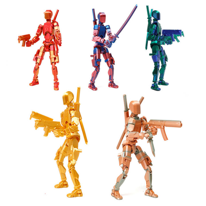 MoupBoi%203D%20Printed%20Action%20Figure%20Titan%2013%20Action%20Figure%20Articulate%20Movable%20Dummy%20Doll%20Diy%20Assembly%20Toy%20for%20Stop%20Motion%20Animation%20Dummy%20-%20Image%202