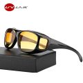2 In 1 Hd Vision Wrap Day And Night Sunglasses - Sun Glass For Men - Sun Glass For Men - Sun Glass. 