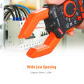 KOGEEK NJTY 600A AC/DC Digital Clamp Meter with Temperature Auto Ranging Multimeter with Audible Continuity Beep True-RMS Clamp Meter with Diode/NCV/Voltage/Current/Resistance/Frequency/Capacitance/LoZ/VFC Tester Meter. 