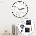 DIY Wall Clock Movement Mechanism Pendulum Clock Movement Replacement with Music Chime Box with Hands for Club Bar Office Wooden Wall Clocks.