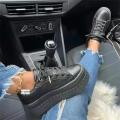 Platform White Shoes Woman Sneakers Fashion Ladies Trainers Baskets Femme Casual Chunky Sneakers Woman Big Size 43 Moonlight Shines.