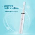 Sonic Electric Toothbrush Adult Smart Timer Brush 8 Mode Rechargeable Tooth Brushes with 4 Replacement Heads Set for Travel Gift. 