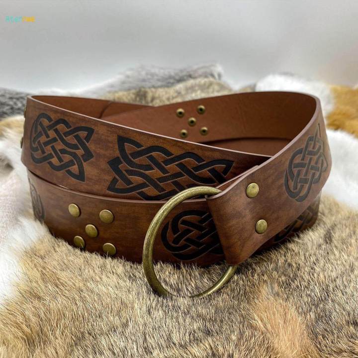 Medieval%20Belt%20for%20Men%20Cosplay%20Prop%20Renaissance%20Costume%20Embossed%20Larp%20Accessories%20O%20Ring%20Belt%20,%20Brown%20-%20Image%203