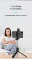 Multifunctional 4 in 1 Portable Adjustable & Foldable Monopod Selfie Stick & Tripod with Selfie Light & Wireless Bluetooth Remote Control - Selfie Stick - By Cyber Mart.
