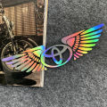 TOYOTA Car Strong Reflection Sticker Front Rear Windshield Decal Reflective Laser Decorative.. 