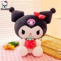 Kawaii Sanrio Plush Toys Dolls Cartoon Kuromi My Melody Strawberry Series Plushies Figure Children Cute Doll Birthday Gifts. 