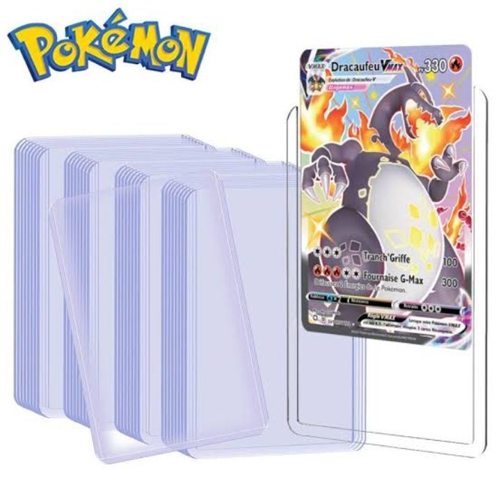 5 Piece Pokemon Card Protector Plastic Card Holder , Photo albums |  Daraz.com.bd