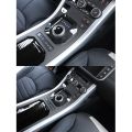 Car Gear Shift Frame Cover Trim Carbon Fiber for Land Rover Range Rover Evoque 2012-2017 Accessories. 