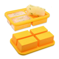 Cup Silicone Freezing Tray with Lid,2 Pc , Easy-Release Silicone Freezer Tray Food Freezer Molds.
