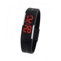 Silicon LED Sports Watch Man - Black. 