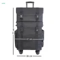 Makeup Trolley Case Multiuse Rolling Makeup Train Case for Tool. 