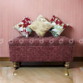 storage box sofa make gorjon wood & velvet fabric.