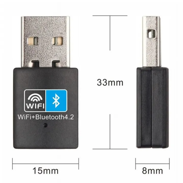 USB%20WiFi%20Bluetooth%20Adapter,%20300Mbps%20Dual%20Band%202.4/5Ghz%20Wireless%20Network%20External%20Receiver,%20Mini%20WiFi%20Dongle%20for%20PC/Laptop/Desktop%20-%20Image%202