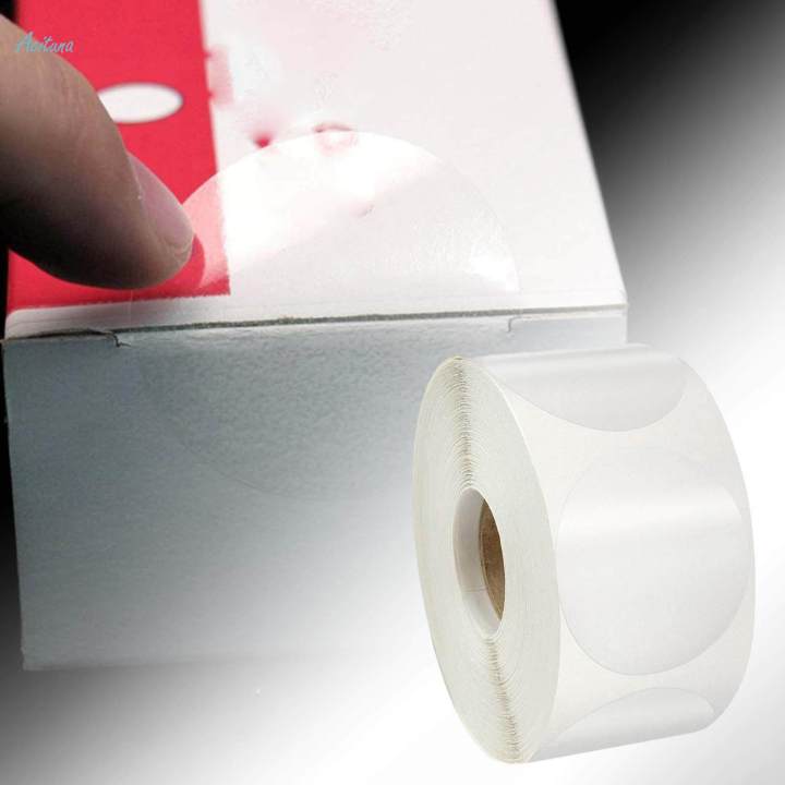 500Pcs Clear Retail Package Seals Goodie Bags Labels Envelope Sealing for Gift Packaging 5cm