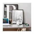 10X Magnifying Glass Handheld Reading Magnifier Non-Slip Soft Rubber Handle. 