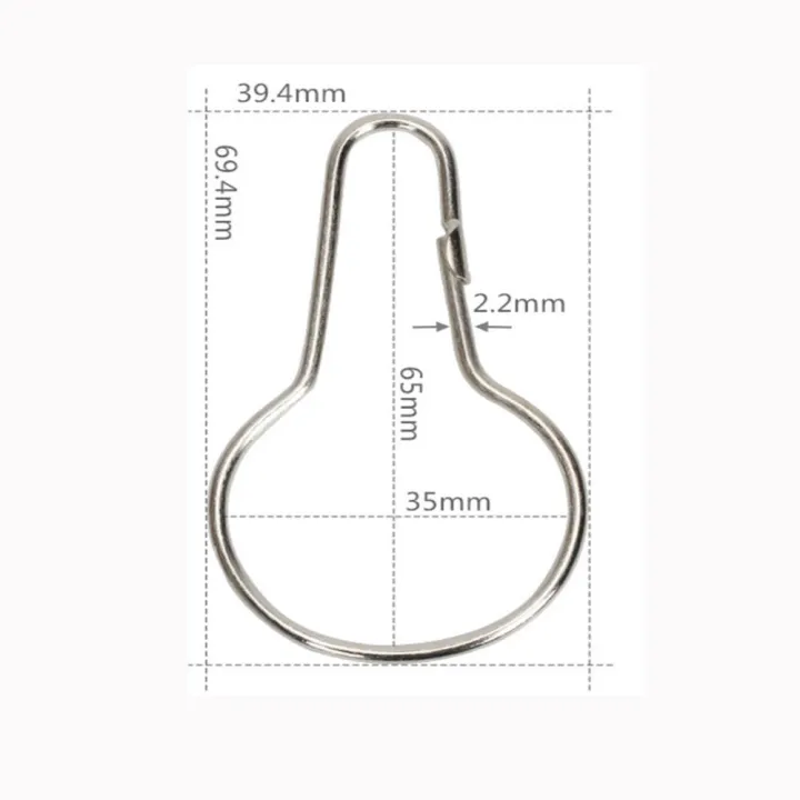 Rust-resistant%20Iron%20buckle%20curtain%20hook%20Convenient%20Adjustable%20size%20Shower%20curtain%20hook%20Iron-made%20Versatile%20Gourd%20buckle%20-%20Image%205