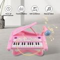 DJ201 25-Key Electronic Keyboard: Mini Musical Instrument with Rotatable Microphone. 