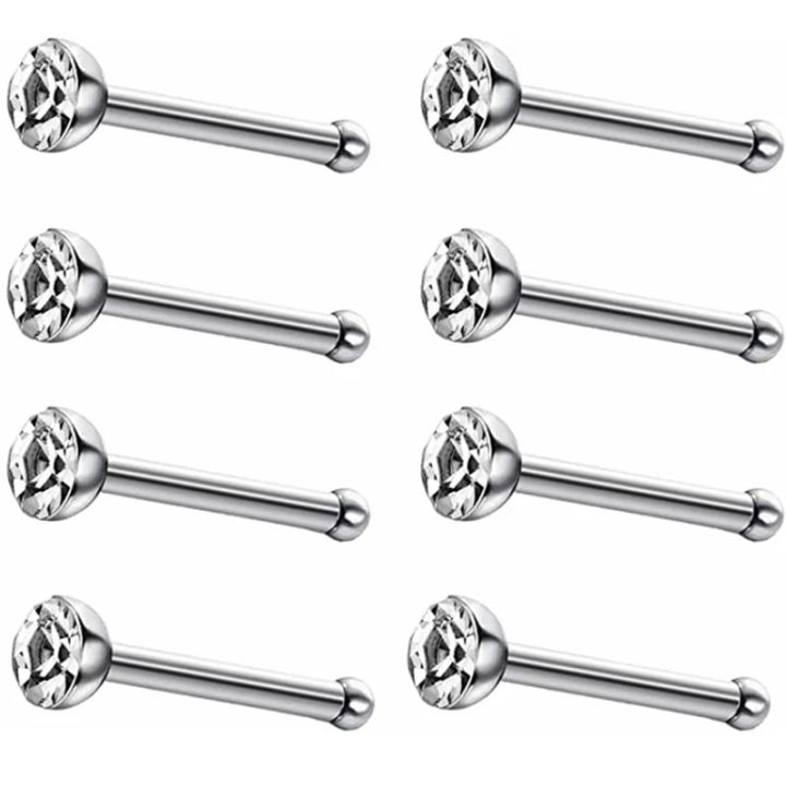 40/60%20Piece/Set%20Stainless%20Steel%20L%20Shape%20Nose%20Stud%20Pack%2020G%20Crystal%20Straight%20Stud%20Nose%20Ring%20Set%20Nose%20Stud%20Lot%20Piercing%20Nariz%20Pin%20-%20Image%205