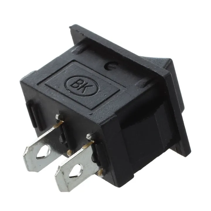 NXFDSIOZ%2020%20Pcs%20SPST%20Mini%20Black%202%20Pin%20Rocker%20Switch%20AC%20125V%2010A%20250V%206A%20-%20Image%204