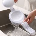 Dumpling Skin Household Press Machine Kitchen Manual Skin Press Mold Dumpling Making Tool Pastry Dough Cutter Beige.