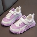 Children Casual Shoes Fashion Girls Sneakers PU Leather Daily Soft Casual Sneakers 6 To 12 Year Sports Tenis Shoes for Girl.