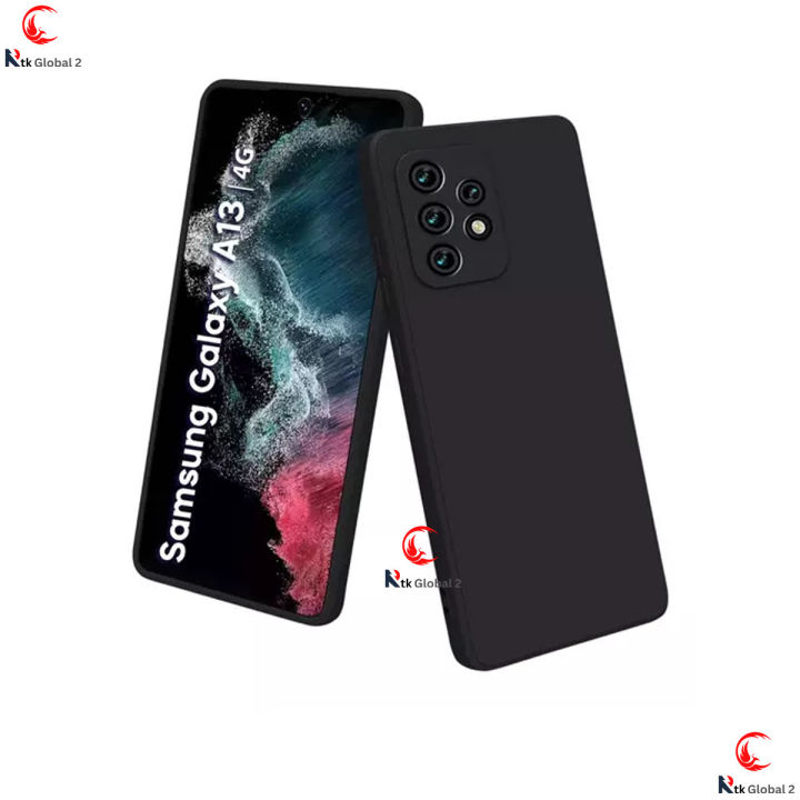 FOR Samsung Galaxy A13 4G Luxury Silicone Protect Back Cover Soft Case  Camera Phone Back Cover