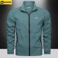 Men Summer Windbreaker Zip Pockets Uv Sun Protection Jackets Breathable Ultra-light Working Clothes Outdoor Skin Thin Coats Camp. 
