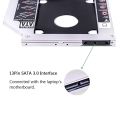 Universal 12.7mm SATA 2nd SSD HDD Hard Drive Caddy Case Adapter Tray Enclosure for Laptop CD/DVD-ROM Optical Bay (Sata-Candy-12.7mm). 